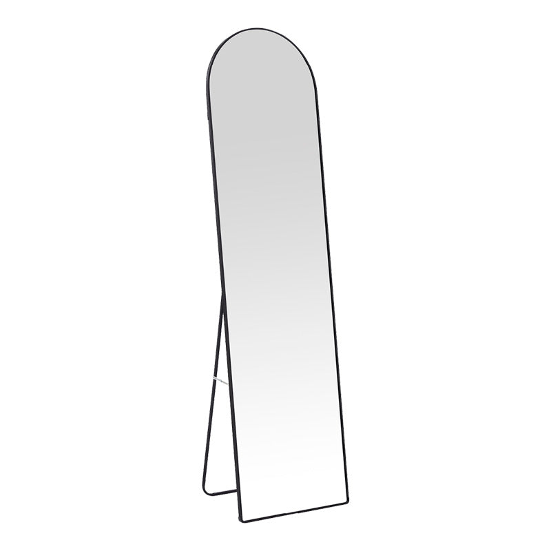 Καθρέπτης Plaza pakoworld αλουμίνιο σε μαύρη απόχρωση 40x28x150εκ - Hippiehome.gr