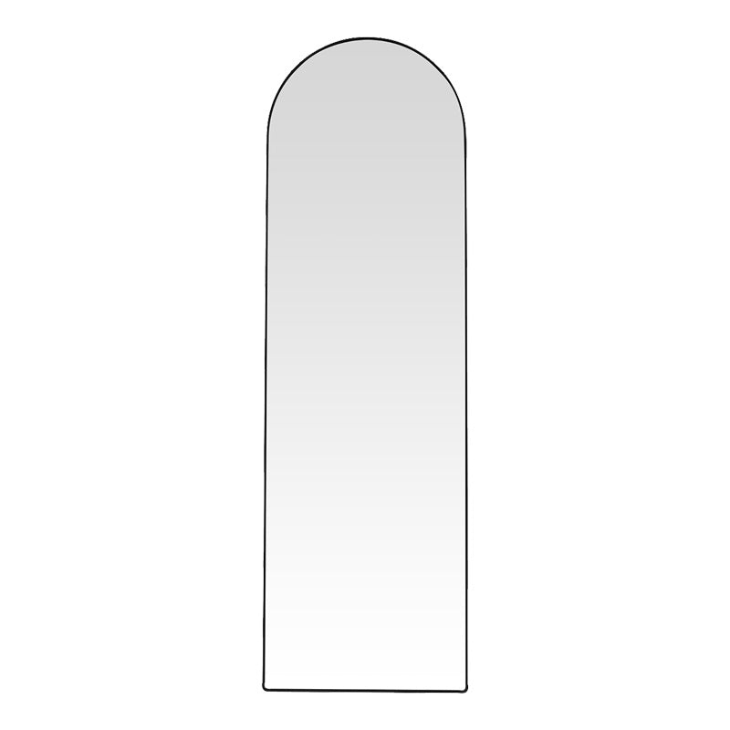 Καθρέπτης Plaza I pakoworld αλουμίνιο σε μαύρη απόχρωση 50x28x160εκ - Hippiehome.gr