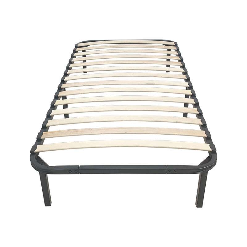 Κρεβάτι-υπόστρωμα Amaso pakoworld μεταλλικό μαύρο 90x190x28εκ - Hippiehome.gr