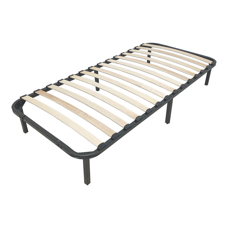 Κρεβάτι-υπόστρωμα Amaso pakoworld μεταλλικό μαύρο 90x190x28εκ - Hippiehome.gr