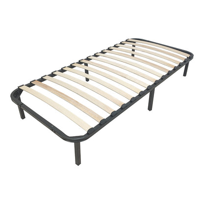 Κρεβάτι-υπόστρωμα Amaso pakoworld μεταλλικό μαύρο 90x190x28εκ - Hippiehome.gr