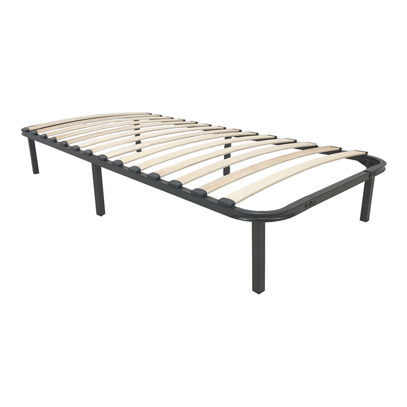 Κρεβάτι-υπόστρωμα Amaso pakoworld μεταλλικό μαύρο 90x190x28εκ - Hippiehome.gr