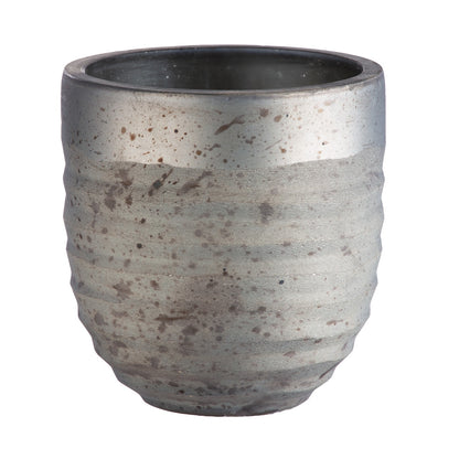 Φανάρι Καταιγίδας "Champs" Γυάλινο Γκρι PU H. cm D. cm - Hippiehome.gr