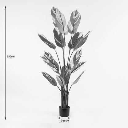 Διακοσμητικό φυτό σε γλάστρα Aglaonema Inart πράσινο Φ80x150εκ - Hippiehome.gr