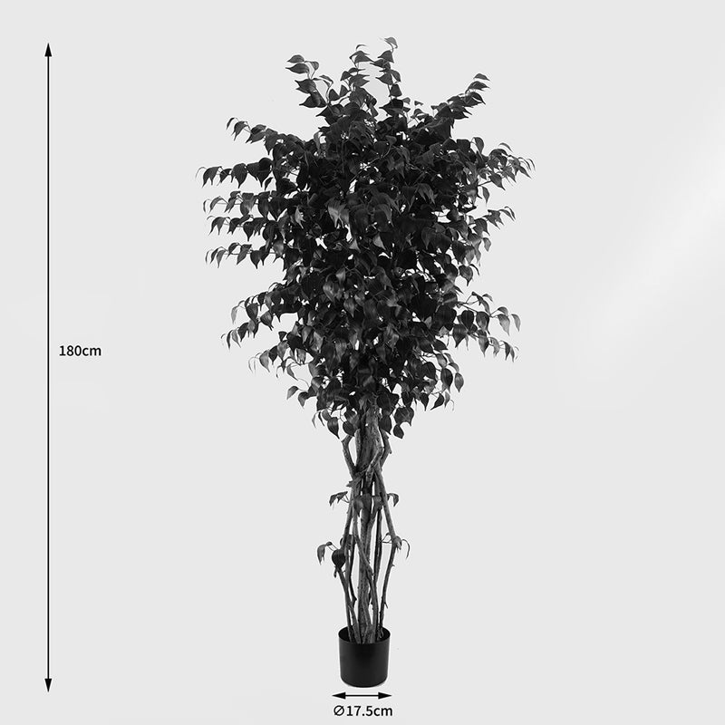 Διακοσμητικό φυτό σε γλάστρα Banyan Inart πράσινο Φ95x180εκ - Hippiehome.gr