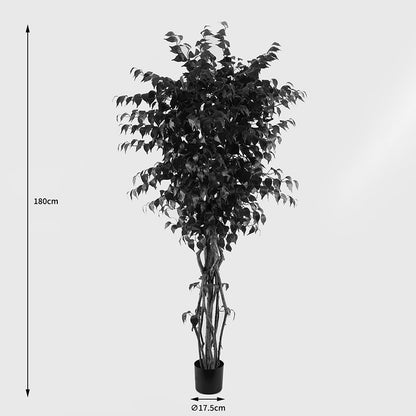 Διακοσμητικό φυτό σε γλάστρα Banyan Inart πράσινο Φ95x180εκ - Hippiehome.gr