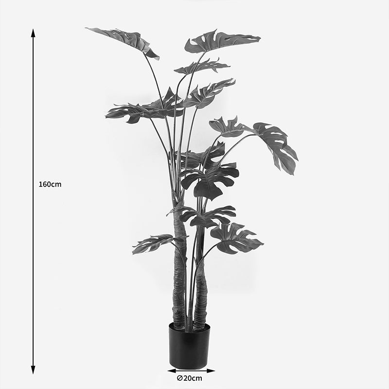 Διακοσμητικό φυτό σε γλάστρα Deliciosa I Inart πράσινο Φ90x160εκ - Hippiehome.gr