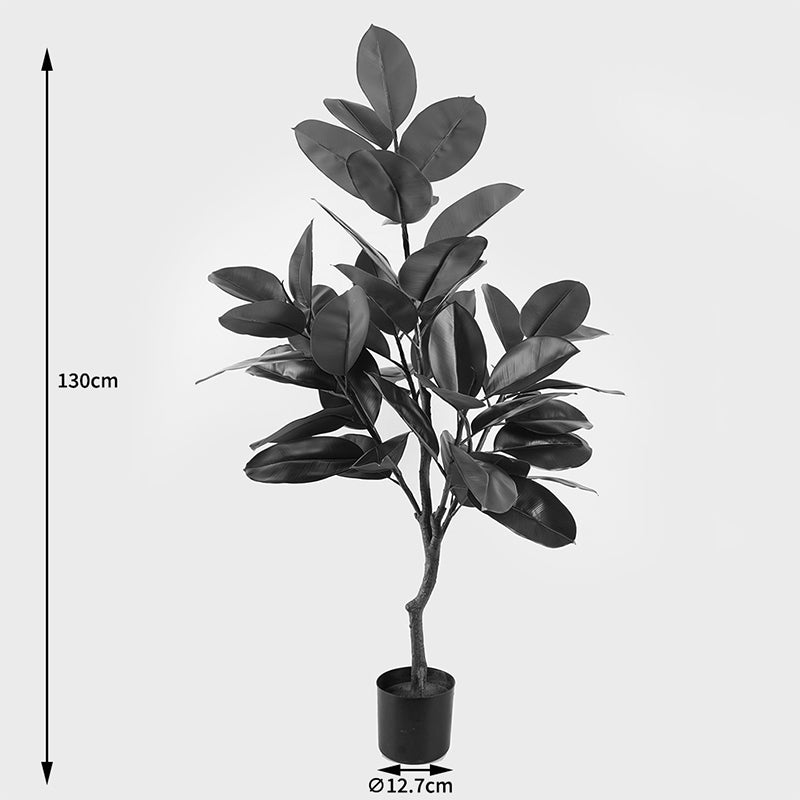 Διακοσμητικό φυτό σε γλάστρα Ficus Lyrata Inart πράσινο Φ70x130εκ - Hippiehome.gr