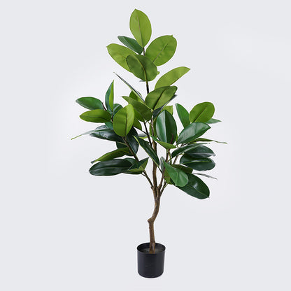 Διακοσμητικό φυτό σε γλάστρα Ficus Lyrata Inart πράσινο Φ70x130εκ - Hippiehome.gr