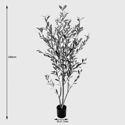 Διακοσμητικό φυτό σε γλάστρα Olia Inart πράσινο 65x55x180εκ - Hippiehome.gr