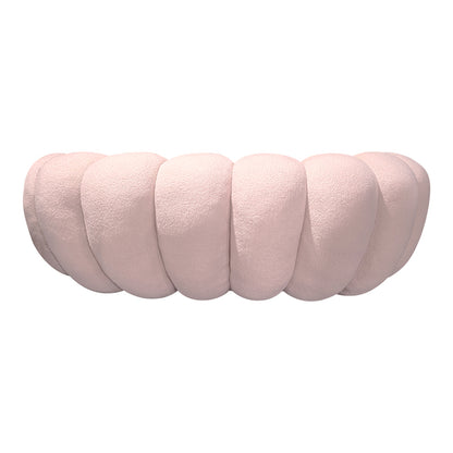 Καναπές Embrace pakoworld μπουκλέ ύφασμα σε ροζ απόχρωση 180x105x65εκ - Hippiehome.gr