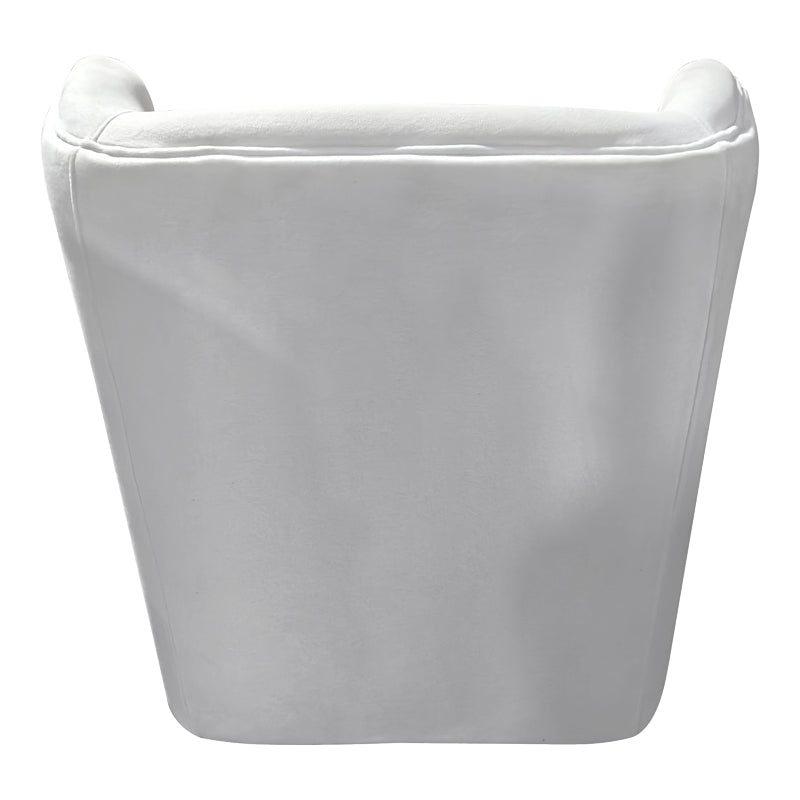 Πολυθρόνα Regalo pakoworld βελούδο σε λευκή απόχρωση 75x88x85εκ - Hippiehome.gr