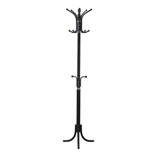 Καλόγερος Mendora pakoworld μέταλλο σε μαύρη απόχρωση 40x40x180εκ - Hippiehome.gr