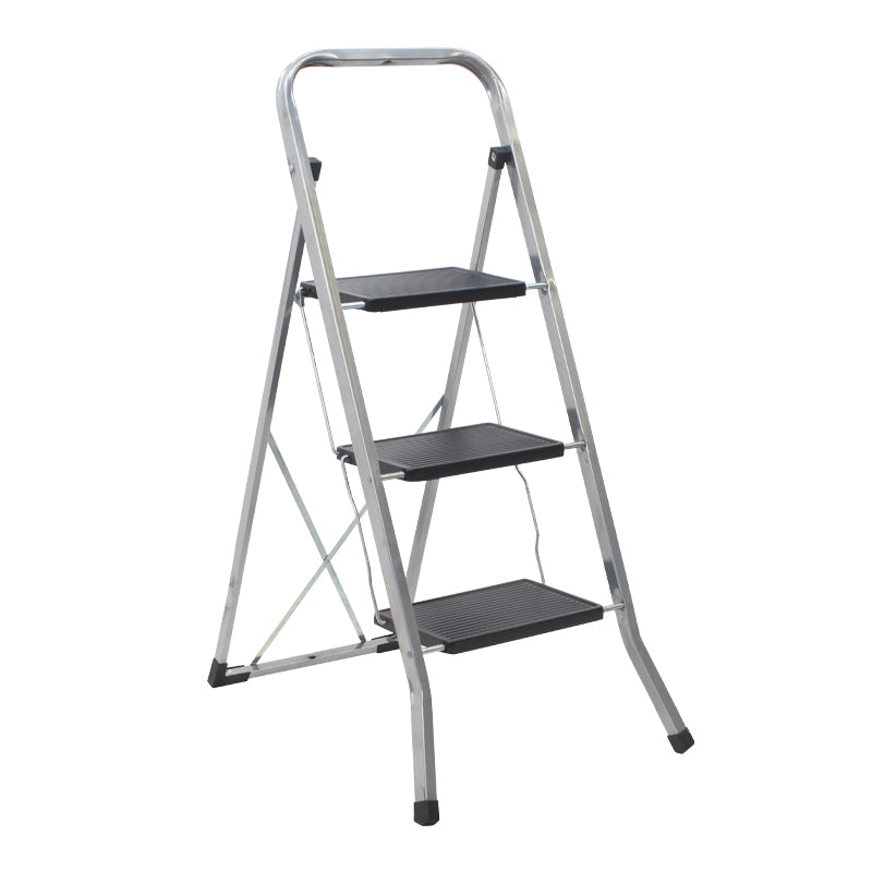Σκαλοσκαμπό μεταλλικό 3 σκαλιών 70εκ. - Hippiehome.gr