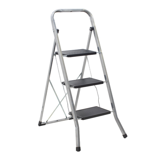 Σκαλοσκαμπό μεταλλικό 3 σκαλιών 70εκ. - Hippiehome.gr