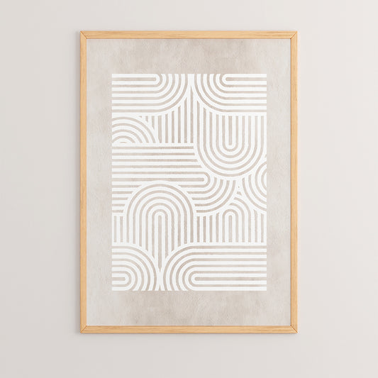 Πίνακας Liny pakoworld με ψηφιακή εκτύπωση και πλαίσιο 33x1.5x48εκ - Hippiehome.gr