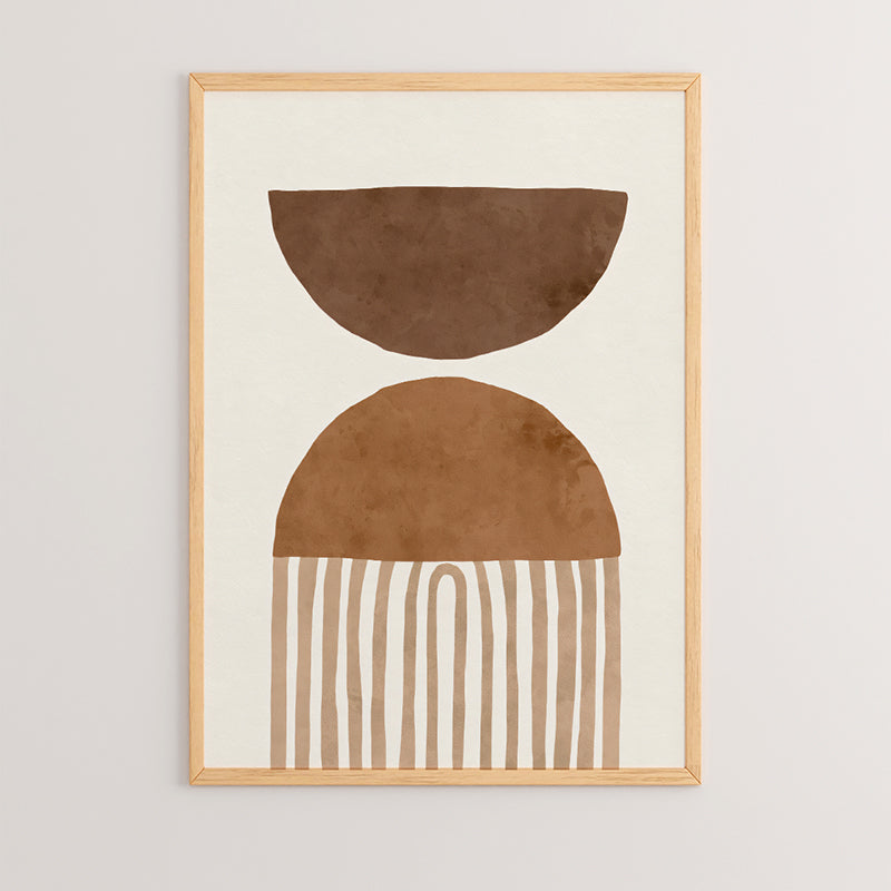 Πίνακας Serby pakoworld με ψηφιακή εκτύπωση και πλαίσιο 33x1.5x48εκ - Hippiehome.gr