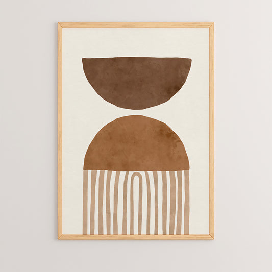 Πίνακας Serby pakoworld με ψηφιακή εκτύπωση και πλαίσιο 33x1.5x48εκ - Hippiehome.gr