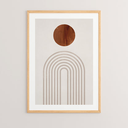 Πίνακας Linoua pakoworld με ψηφιακή εκτύπωση και πλαίσιο 33x1.5x48εκ - Hippiehome.gr