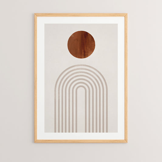 Πίνακας Linoua pakoworld με ψηφιακή εκτύπωση και πλαίσιο 33x1.5x48εκ - Hippiehome.gr