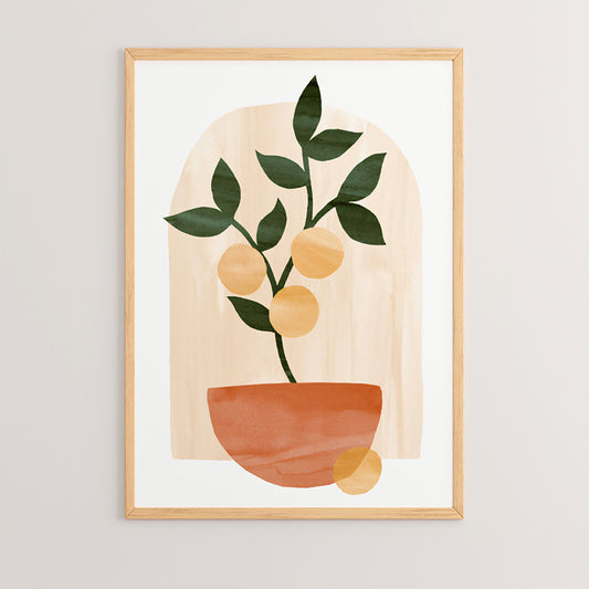 Πίνακας Otoben pakoworld με ψηφιακή εκτύπωση και πλαίσιο 33x1.5x48εκ - Hippiehome.gr