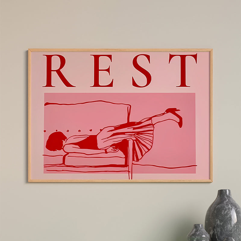 Πίνακας Restika pakoworld με ψηφιακή εκτύπωση και πλαίσιο 48x1.5x33εκ - Hippiehome.gr