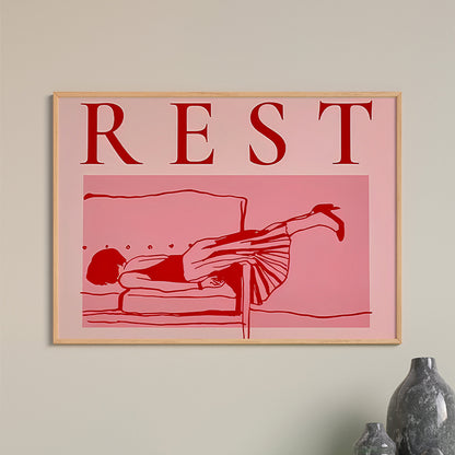 Πίνακας Restika pakoworld με ψηφιακή εκτύπωση και πλαίσιο 48x1.5x33εκ - Hippiehome.gr