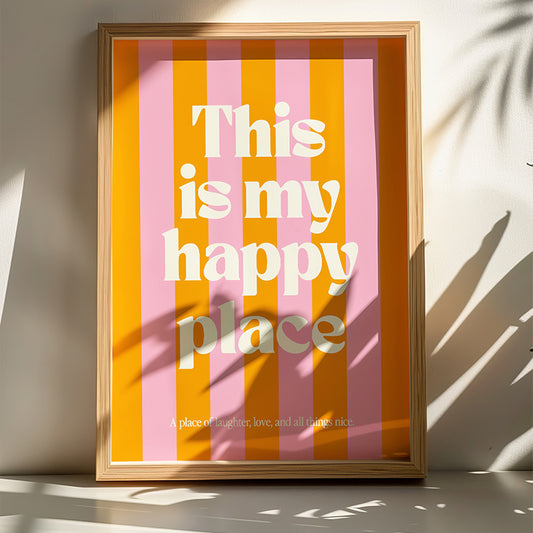 Πίνακας Happo pakoworld με ψηφιακή εκτύπωση και πλαίσιο 33x1.5x48εκ - Hippiehome.gr