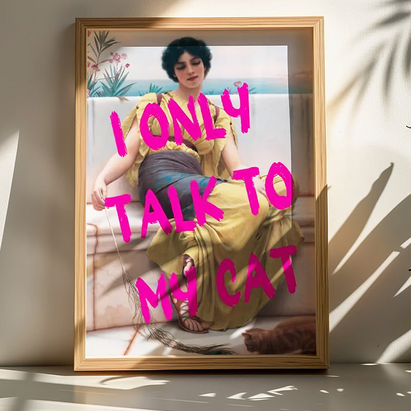 Πίνακας Catem pakoworld με ψηφιακή εκτύπωση και πλαίσιο 33x1.5x48εκ - Hippiehome.gr