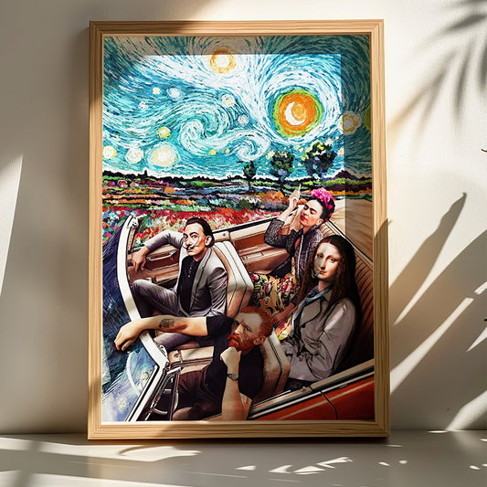 Πίνακας Heavento pakoworld με ψηφιακή εκτύπωση και πλαίσιο 50x2x70εκ - Hippiehome.gr