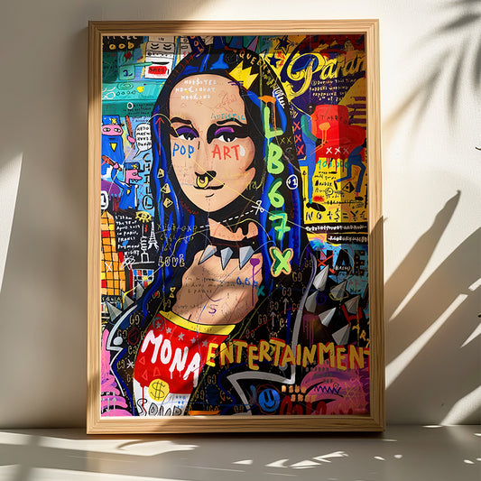 Πίνακας Monda pakoworld με ψηφιακή εκτύπωση και πλαίσιο 50x2x70εκ - Hippiehome.gr