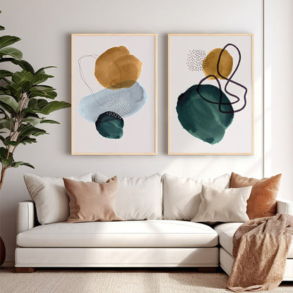 Πίνακας Cerzen pakoworld δίπτυχος με ψηφιακή εκτύπωση και πλαίσιο 33x1.5x48εκ - Hippiehome.gr