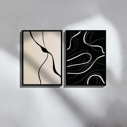 Πίνακας Bennez I pakoworld δίπτυχος με ψηφιακή εκτύπωση και πλαίσιο 33x1.5x48εκ - Hippiehome.gr