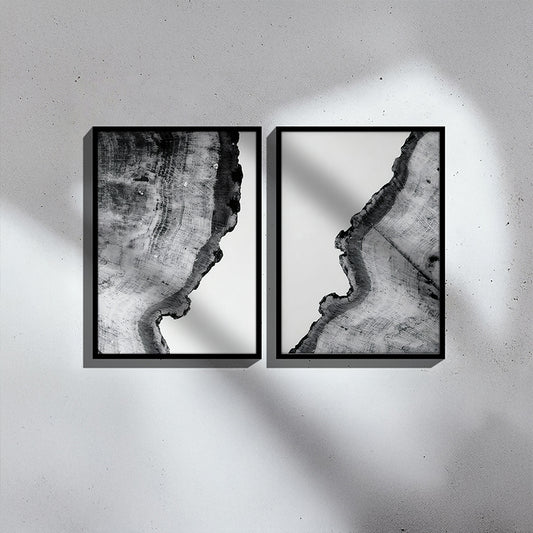 Πίνακας Nepen I pakoworld δίπτυχος με ψηφιακή εκτύπωση και πλαίσιο 33x1.5x48εκ - Hippiehome.gr