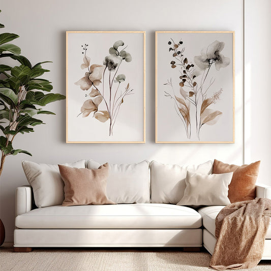 Πίνακας Jackel pakoworld δίπτυχος με ψηφιακή εκτύπωση και πλαίσιο 33x1.5x48εκ - Hippiehome.gr