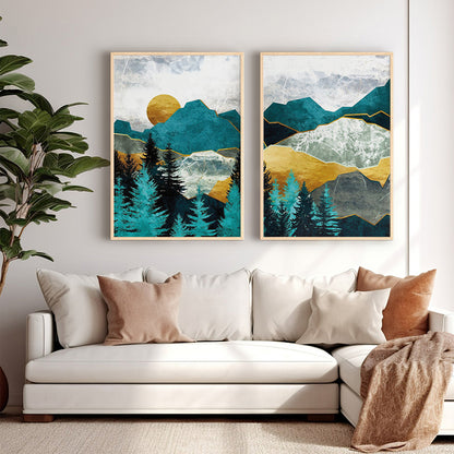 Πίνακας Lovas pakoworld δίπτυχος με ψηφιακή εκτύπωση και πλαίσιο 33x1.5x48εκ - Hippiehome.gr