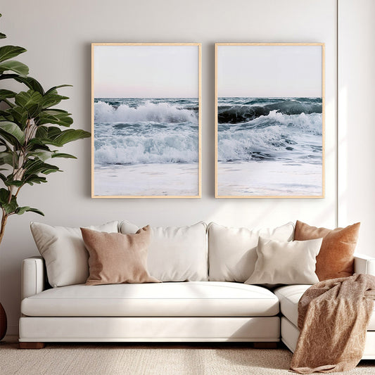 Πίνακας Kaleria pakoworld δίπτυχος με ψηφιακή εκτύπωση και πλαίσιο 33x1.5x48εκ - Hippiehome.gr