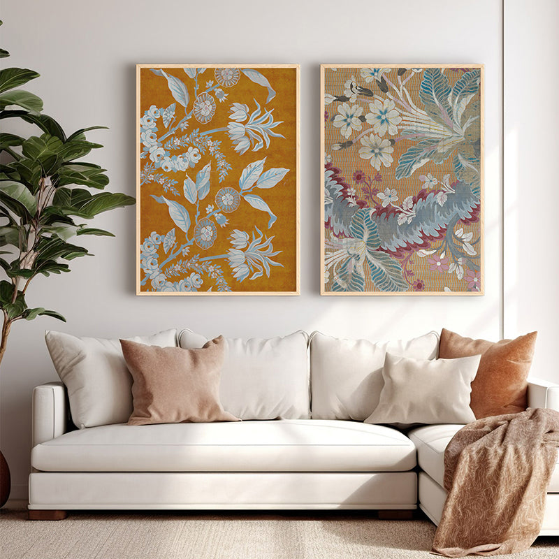 Πίνακας Fanea pakoworld δίπτυχος με ψηφιακή εκτύπωση και πλαίσιο 33x1.5x48εκ - Hippiehome.gr