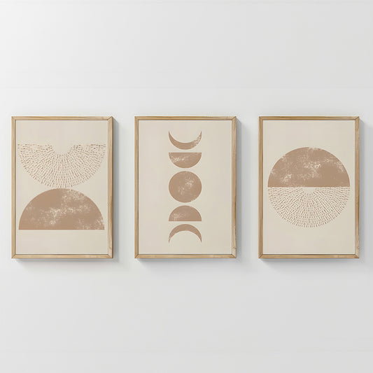 Πίνακας Kriky pakoworld τρίπτυχος με ψηφιακή εκτύπωση και πλαίσιο 33x1.5x48εκ - Hippiehome.gr