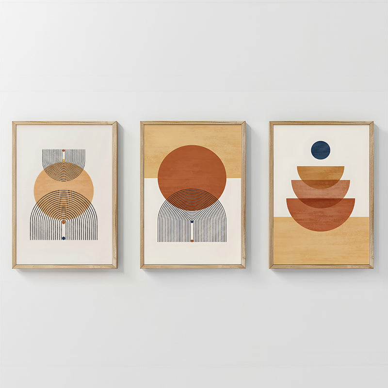 Πίνακας Mireta pakoworld τρίπτυχος με ψηφιακή εκτύπωση και πλαίσιο 33x1.5x48εκ - Hippiehome.gr