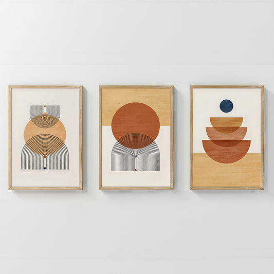 Πίνακας Mireta pakoworld τρίπτυχος με ψηφιακή εκτύπωση και πλαίσιο 33x1.5x48εκ - Hippiehome.gr