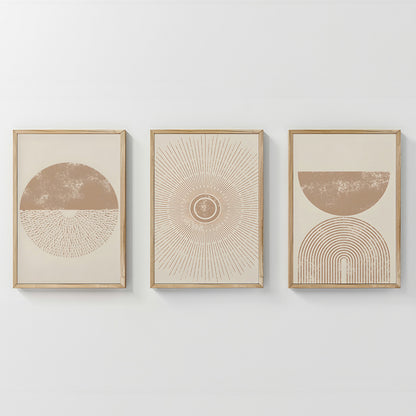 Πίνακας Varenzy pakoworld τρίπτυχος με ψηφιακή εκτύπωση και πλαίσιο 33x1.5x48εκ - Hippiehome.gr