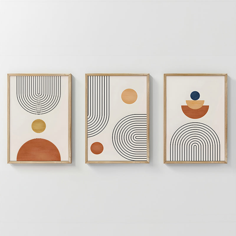 Πίνακας Lenda pakoworld τρίπτυχος με ψηφιακή εκτύπωση και πλαίσιο 33x1.5x48εκ - Hippiehome.gr