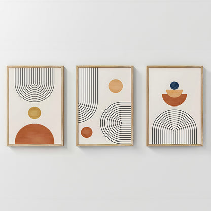 Πίνακας Lenda pakoworld τρίπτυχος με ψηφιακή εκτύπωση και πλαίσιο 33x1.5x48εκ - Hippiehome.gr