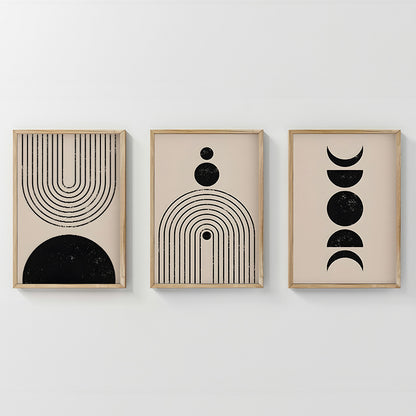 Πίνακας Aregon pakoworld τρίπτυχος με ψηφιακή εκτύπωση και πλαίσιο 33x1.5x48εκ - Hippiehome.gr