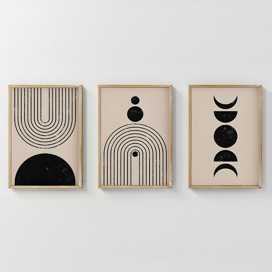 Πίνακας Aregon pakoworld τρίπτυχος με ψηφιακή εκτύπωση και πλαίσιο 33x1.5x48εκ - Hippiehome.gr