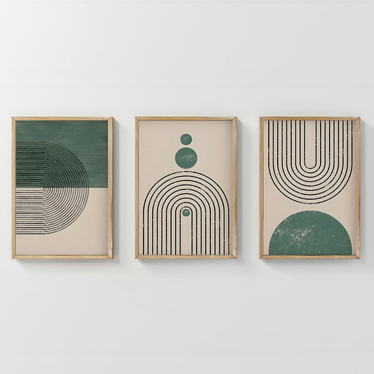 Πίνακας Malecy pakoworld τρίπτυχος με ψηφιακή εκτύπωση και πλαίσιο 33x1.5x48εκ - Hippiehome.gr