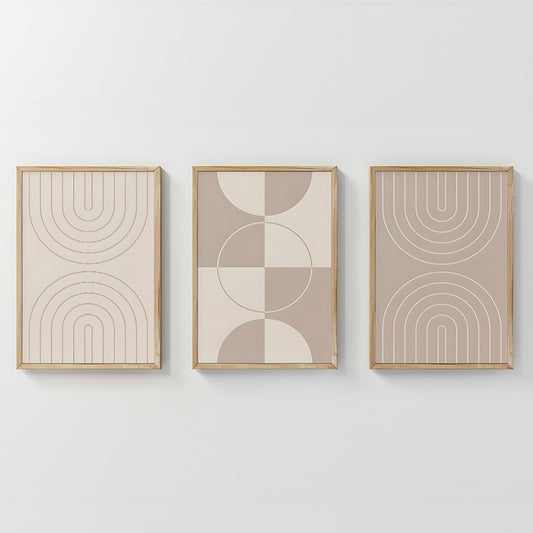 Πίνακας Zenzia pakoworld τρίπτυχος με ψηφιακή εκτύπωση και πλαίσιο 33x1.5x48εκ - Hippiehome.gr