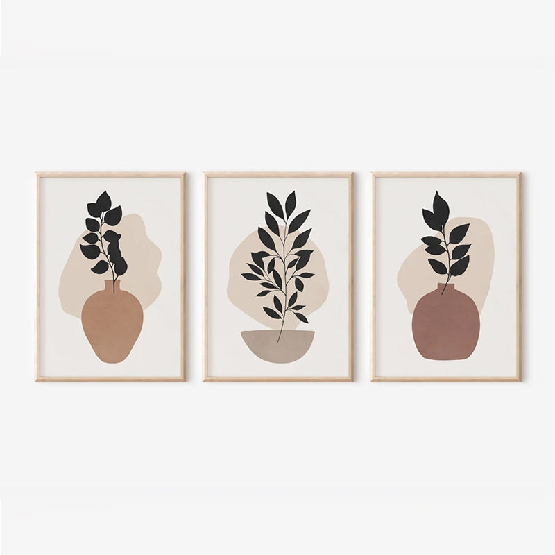 Πίνακας Ferez pakoworld τρίπτυχος με ψηφιακή εκτύπωση και πλαίσιο 33x1.5x48εκ - Hippiehome.gr