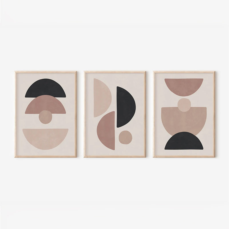 Πίνακας Veyra pakoworld τρίπτυχος με ψηφιακή εκτύπωση και πλαίσιο 33x1.5x48εκ - Hippiehome.gr